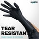 thumbnail image 2 of Guantes desechables Beastek de nitrilo, 8 mil, sin polvo, negros, 50 unidades, 2 of 7