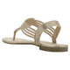 thumbnail image 4 of Sandalia Chalada Mujer Alki-5 Dorado Plana, 4 of 6