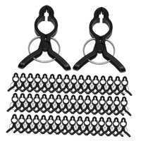 Magideal - Clips De Soporte Para Plantas De Jardín De 50 Piezas, Marco De Soporte De Enredaderas, Abrazaderas De Flores De Enredaderas Para Sostener Enredaderas