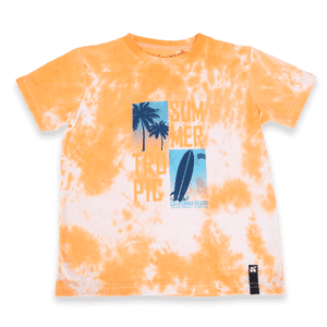Polera Niño Naranjo Pillin