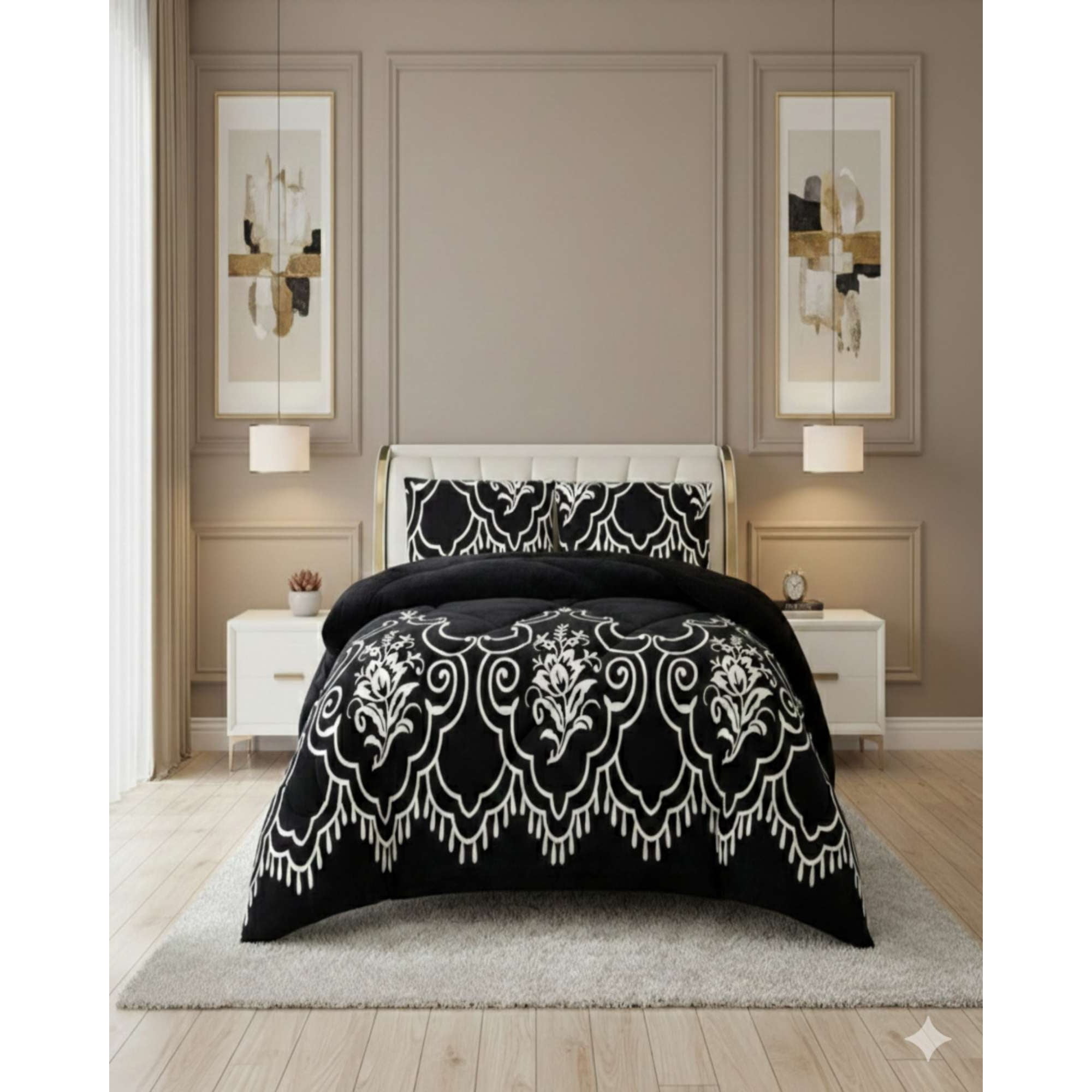 Imac Hogar - Cubrecama Plumón Chiporro 2 Plazas Extra Suave Térmico Premium