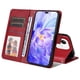 thumbnail image 4 of Funda Billetera para Honor X60i con Porta Tarjetas y Soporte Ajustable Rojo, 4 of 5
