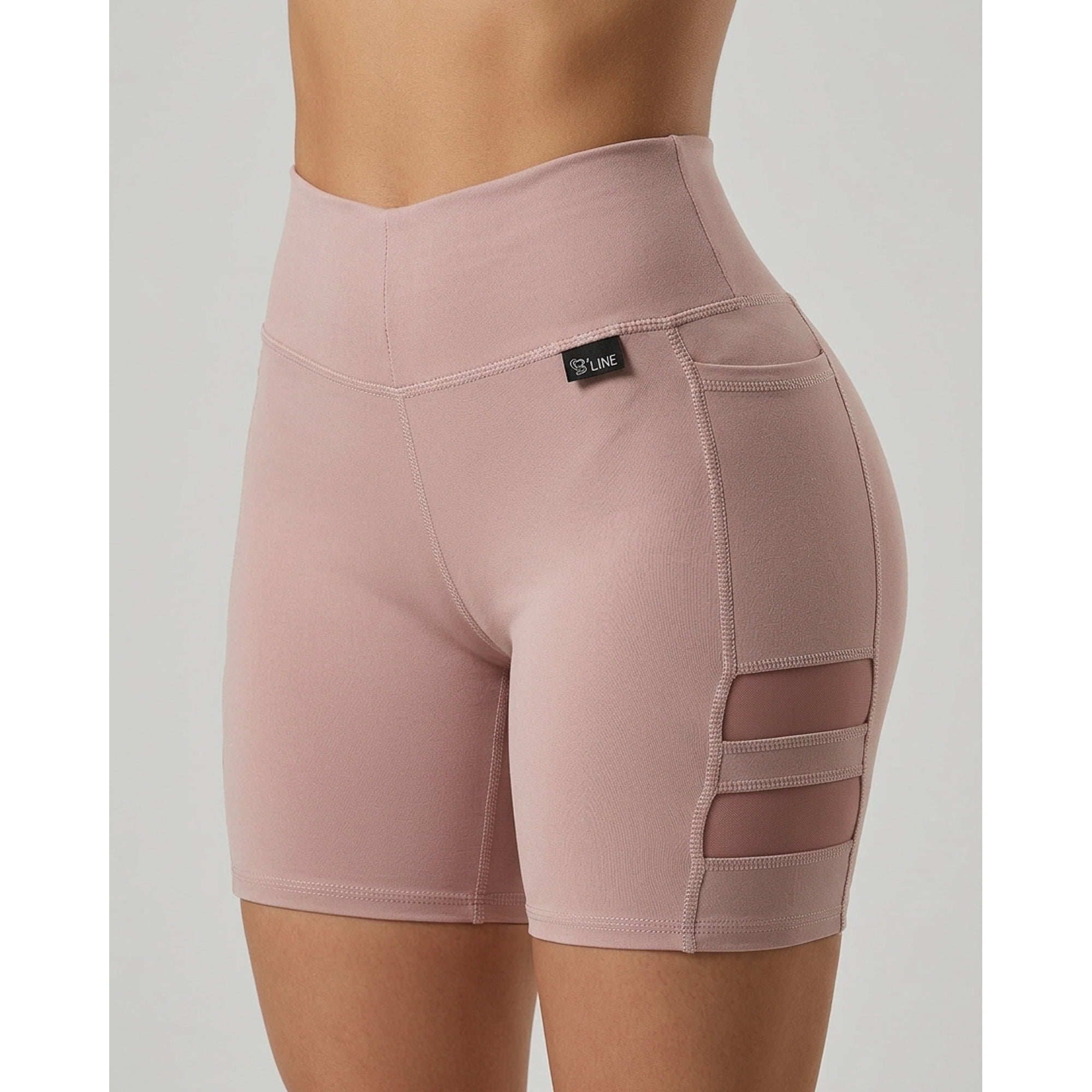 Flix Spa - Short Yoga Mujer Suplex Nitro Con Bolsillo Estilo Moderno -a352