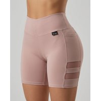Flix Spa - Short Yoga Mujer Suplex Nitro Con Bolsillo Estilo Moderno -A352