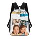 thumbnail image 1 of Juego de Gemelas-theme Backpack, Campus style schoolbag Bookbag with Adjustable Shoulder Straps And Large Zip Compartment, Unisex Travel Bags., 1 of 6