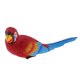 thumbnail image 2 of Loro realista resina animal ornamento animal colgando 29cm rojo acostado, 2 of 3