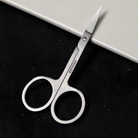 Genérico - Pack X12 Tijeras Cejas Y Pestañas Color Plateado