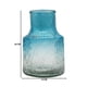 thumbnail image 5 of Florero Jarron Decorativo De Vidrio Florero Con Diseño azul, 5 of 5