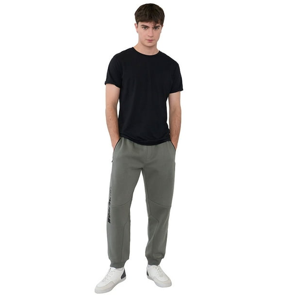 Buzo Hombre Jogger Print Verde Corona