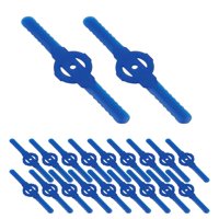 Ioensy - Juego De Cuchillas De 20 Piezas, Cabezal De Cuchillas Para Cortadora De Césped Inalámbrica, Azul