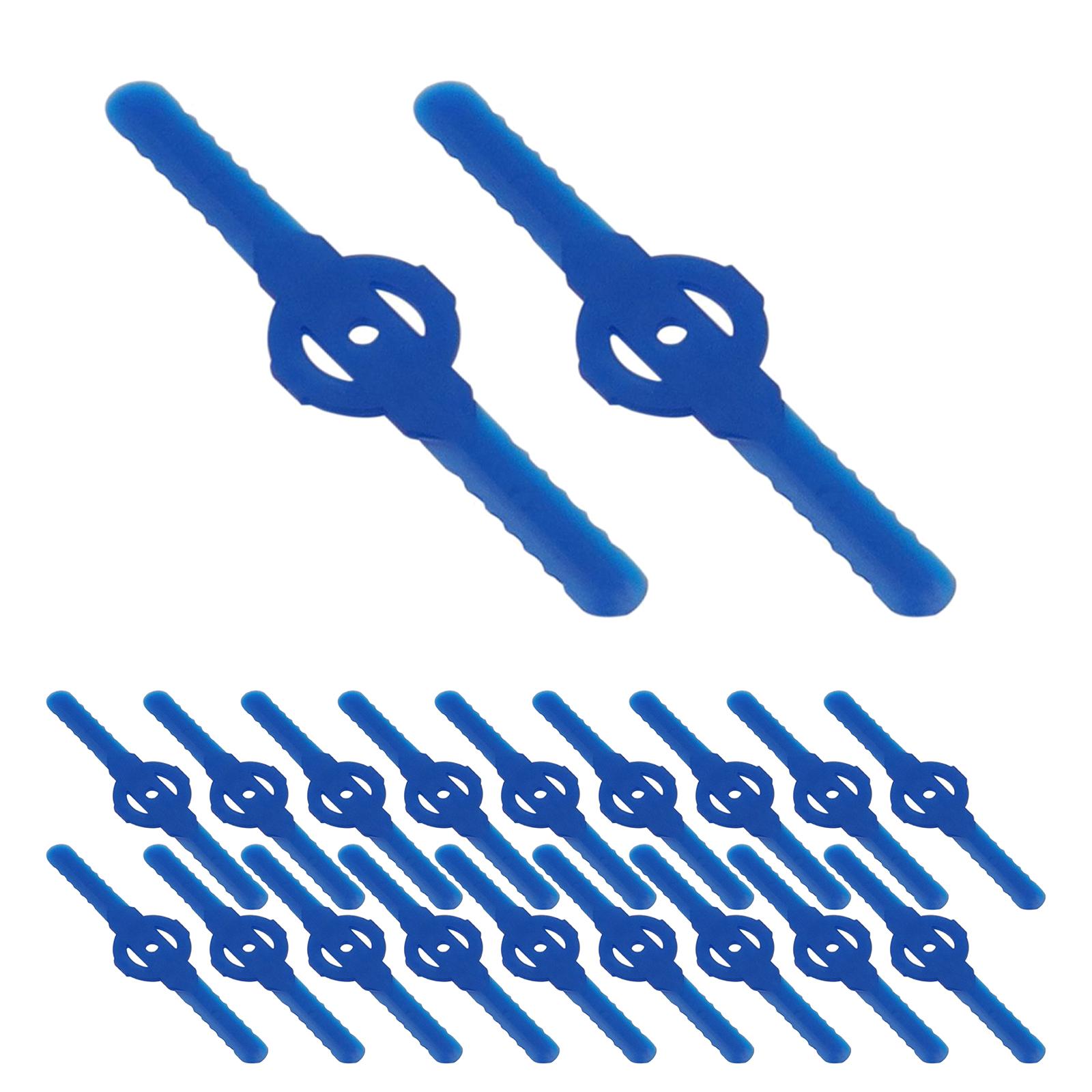 Ioensy - Juego De Cuchillas De 20 Piezas, Cabezal De Cuchillas Para Cortadora De Césped Inalámbrica, Azul