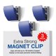 thumbnail image 1 of Clips Magnéticos PLUS Grandes Azul - Pack de 3, 1 of 9