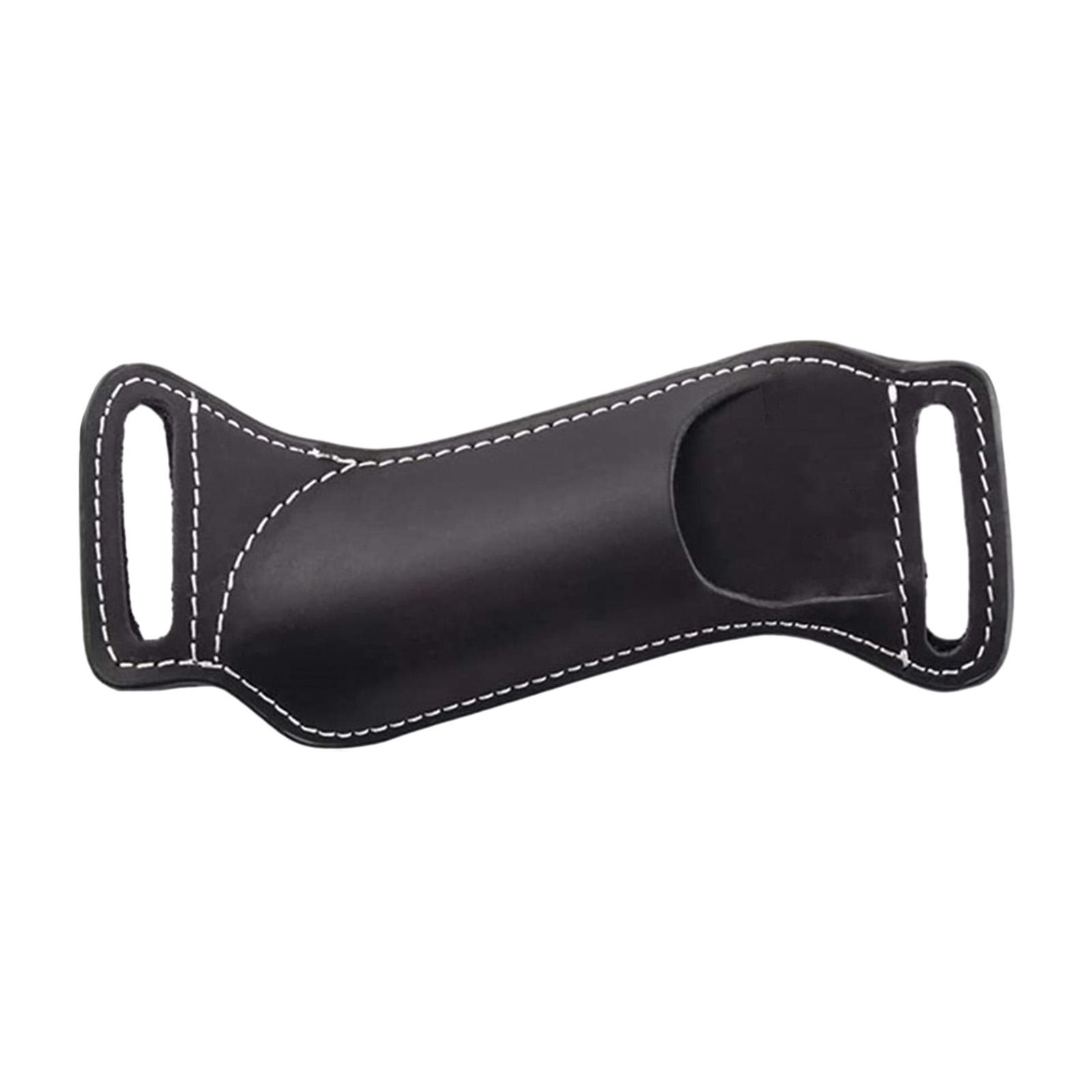 Magideal - Funda De Cuero Pu Para Cinturón, Funda Para Cuchillo Para Hombre, Funda Protectora Para Cuchillo, Funda Para Cuchillo Para Aniversario Del Día Del Pad Negro