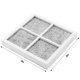 thumbnail image 2 of Paquete de 3 filtros de aire de repuesto LT120F para refrigerador LG, Kenmore Elite 9918, 795; reemplaza ADQ73214404, LMXS30776S, ADQ73214402, ADQ73214403, 2 of 7