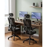 Myl Todo Hogar - Pack 2 Sillas Ergonómica Pro Máximo Confort Con Apoyacabeza Ajustable Negra