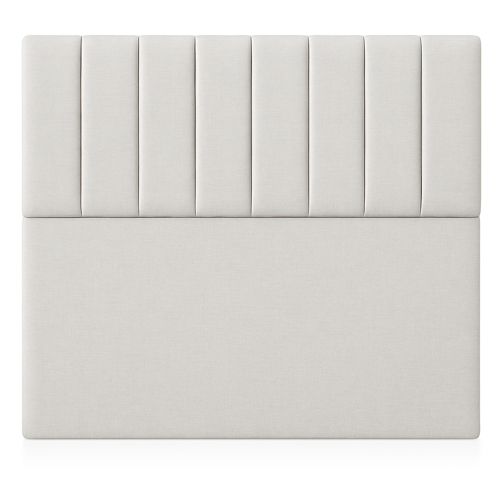 Ethan Desing - Respaldo De Cama 1 Plazas Gris Claro Turin