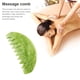 thumbnail image 3 of Nature Jade Massage Comb Gua Sha Board Spa Acupuncture Head Care Massager Green Jade Comb Head Massager Beauty Tools, 3 of 3