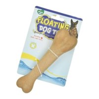 Total Click - Juguete Para Perro Hueso Flotante 17Cm De Goma Mascotas