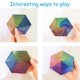 thumbnail image 4 of Spinner antiestrés oeocviod 3D impreso hexagonal - Pack de 2, 4 of 7