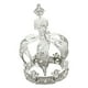 thumbnail image 4 of Crown Cake Topper Cupcake Decoración Tiaras Para Fiesta De Cumpleaños Cosplay Prom Plata, 4 of 5