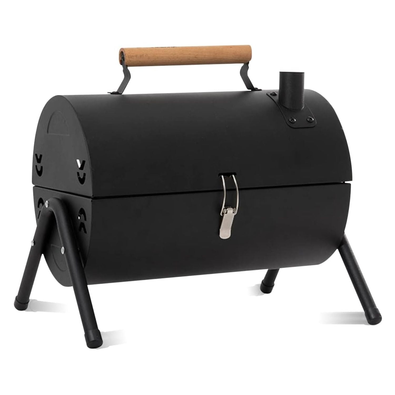 Crusec - Parrilla Carbón De Mesa 2 En 1 Con Plancha Para Hornear