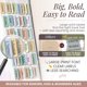 thumbnail image 4 of Only Zest - Marcadores para Biblia 90 pzas, diseño boho pastel, 4 of 9