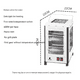 thumbnail image 4 of Calefactor Electrico Hogar Cuarzo 5 Caras Infrarrojo 2200W, 4 of 5