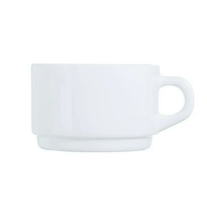 Taza Desayuno Apilable 280Ml Opal Luminarc Porcelana Blanca