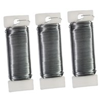 Magideal - 3 Piezas Alambre Floral Flexible Para Diseñar Bouquets Jardinería Artesanía Suministros Floristas Material De Hierro Adecuado Para Fiestas Hogar Regal Argén