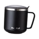 thumbnail image 4 of Tazas De Café De Acero Inoxidable 304, Taza Para Beber Sellada, Taza De Agua De 400ml Para El Hogar, Color Negro, 4 of 5