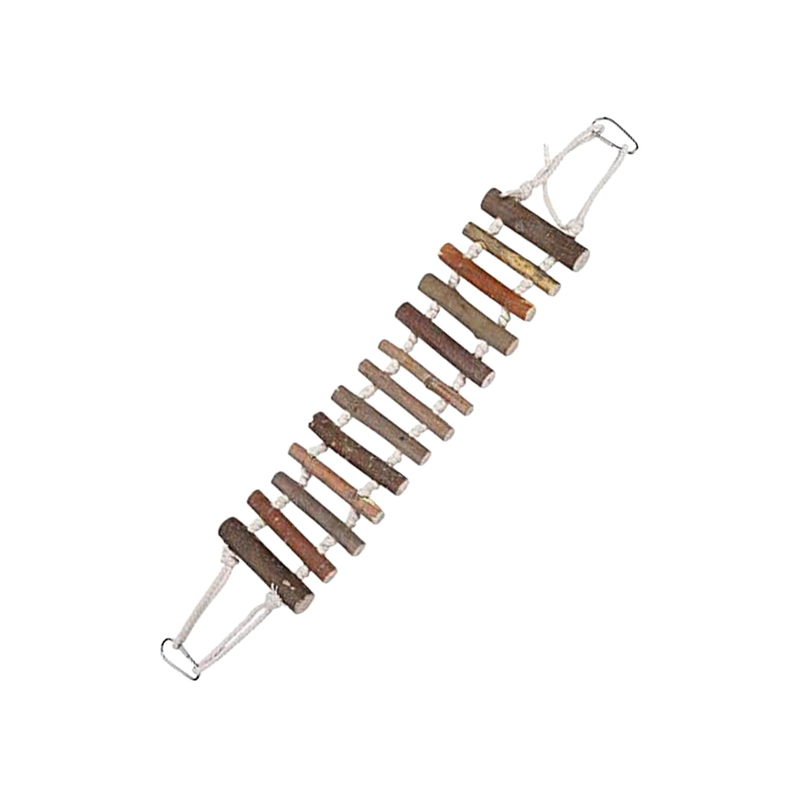 Magideal - Escalera De Cuerda Para Pájaros, Puentes Con Escaleras Para Loros Y Pájaros, Accesorios Para Jaulas De Pájaros Para Mascotas, Soporte Para Percha Para