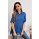 thumbnail image 1 of Blusa Mujer Tipo Lino Algodón Manga Larga Premium Liviana Botones 8056, 1 of 3