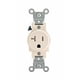 thumbnail image 1 of Outlet Leviton, 20 A, 125 V, luz única, color almendra 5-20R, paquete de 1 unidad, 1 of 1
