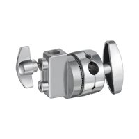 Bothyi - Cabezal De Agarre Para Soporte De Luz Abrazadera Universal De Metal Para Fondo Reflector De Flash Argent