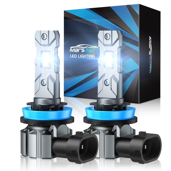 Bombillas Marsauto H11/H8/H9 de 3000 lúmenes superbrillantes, paquete de 2