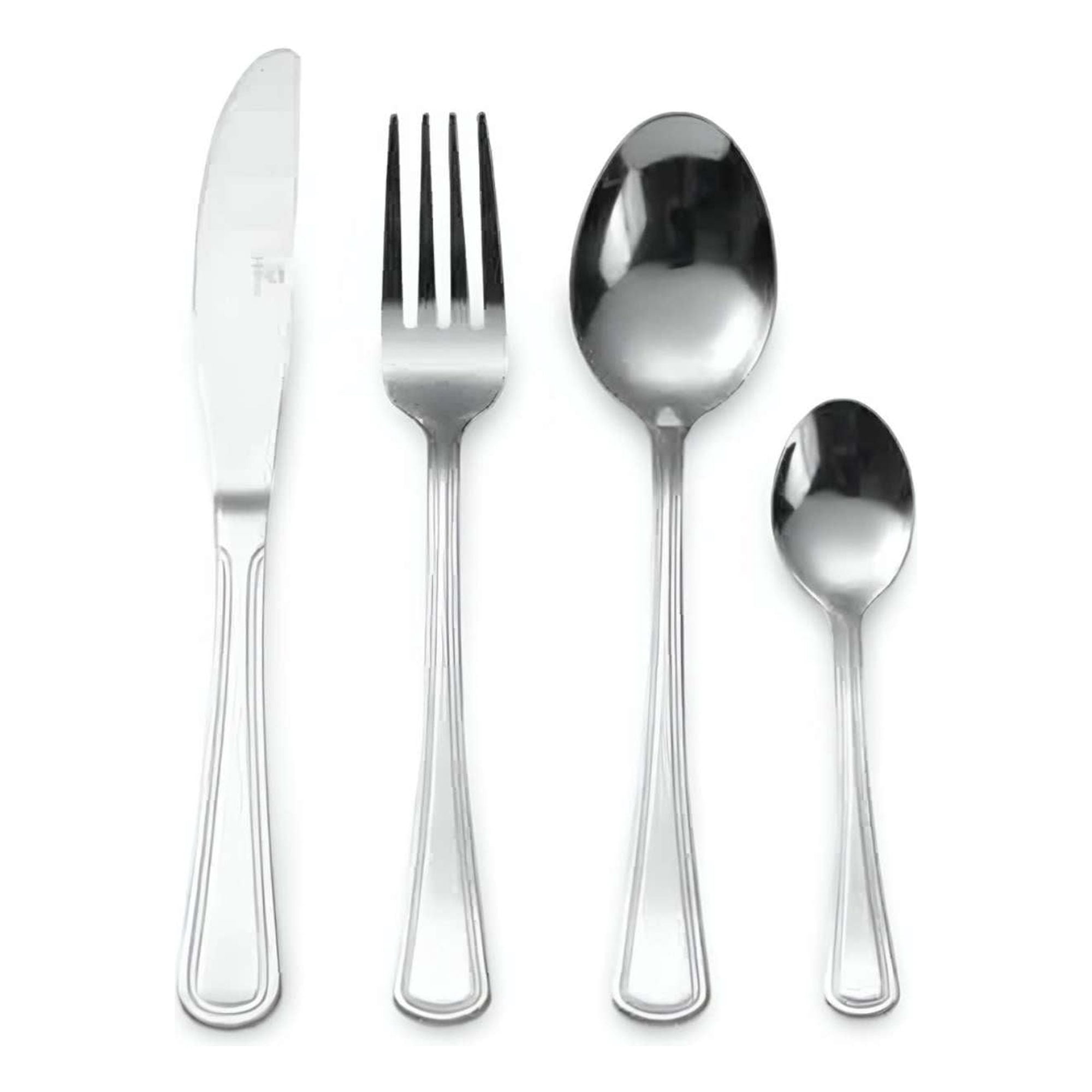 Juego De Cubiertos Modelo Luna De 24 Piezas - Krons.