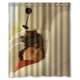thumbnail image 1 of Cortina de ducha de Big Hero Six Smile Baymax, juego de cortinas de baño con ganchos, tamaño 60 x 72 pulgadas, 1 of 3