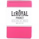 thumbnail image 1 of Bloc de notas de bolsillo WAFF 11 cm x 8 cm rosa de cuero reciclado, 1 of 6
