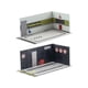 thumbnail image 1 of 2 Piezas 1:32 Estacionamiento Modelo Coche Diecast Garaje Escena Estilo D, 1 of 5