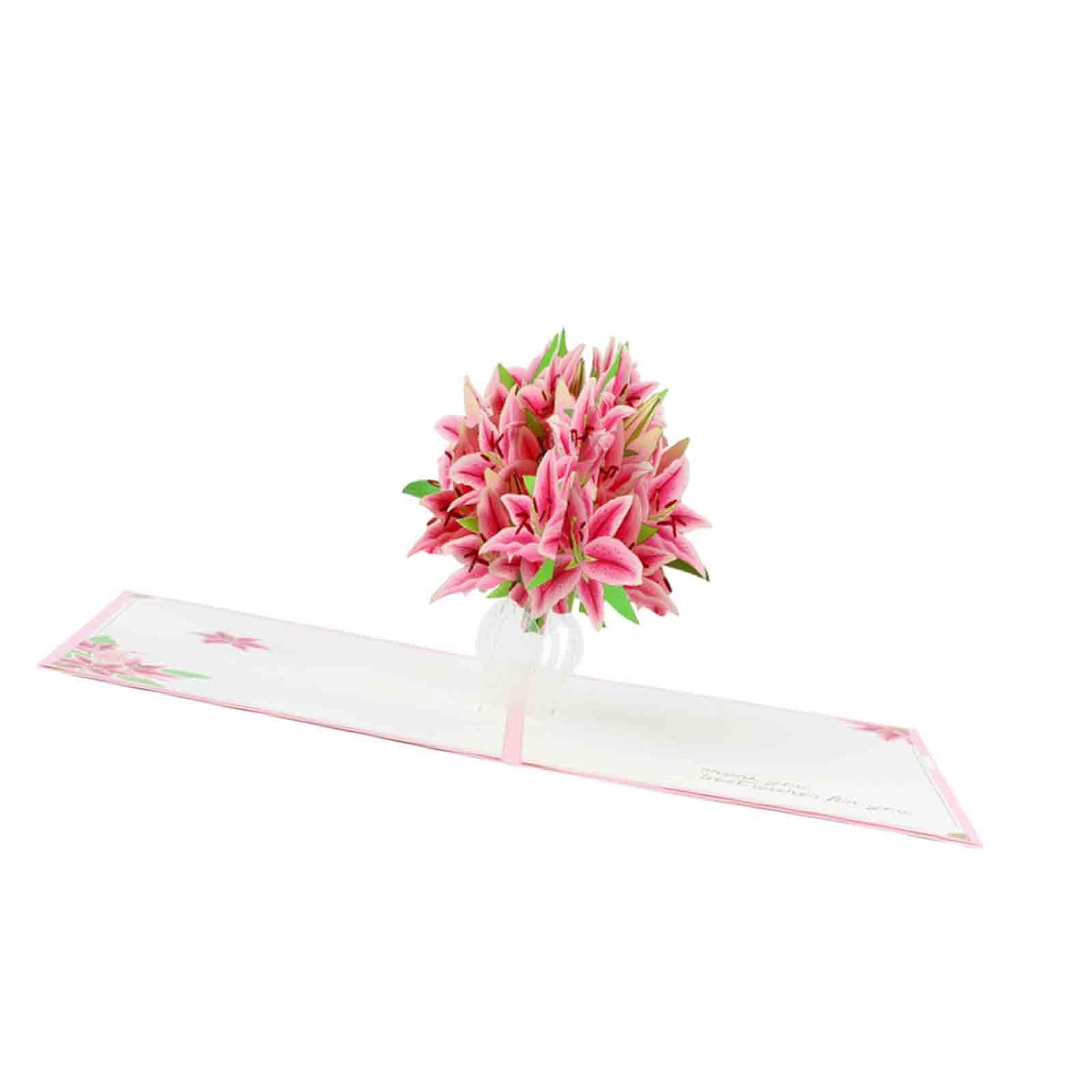 Magideal - Tarjeta De Felicitación Del Día De La Madre Tarjeta De Felicitación De 3D Tarjeta De Invitación Tarjeta De Regalo De Cumpleaños Para El Festival