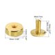 thumbnail image 2 of Uxcell 20 piezas M4x12 Tornillos de Separación con Espaciadores Hardware de Montaje en Pared Tornillos de Pulgar Dorado 12mm, 2 of 4