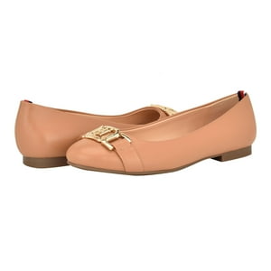 Zapatos Tommy Hilfiger Gallyne Ballet Flat Para Mujer, Color Caramelo