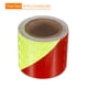 thumbnail image 2 of Cinta Reflectante Uxcell, Adhesiva Impermeable de Alta Visibilidad Cinta de Advertencia de Precaución Reflectora para Camiones Remolques Amarillo/Rojo Fluorescente, 2 of 6