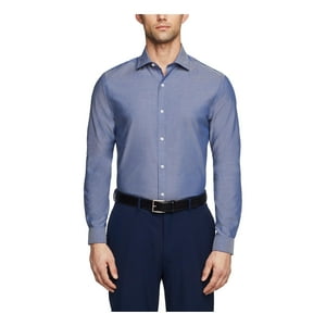 Camisa De Vestir Tommy Hilfiger Slim Fit, No Planchar, Para Hombre