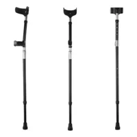 Genérico - 2 Bastón Muleta Canadiense Con Doble Regulador