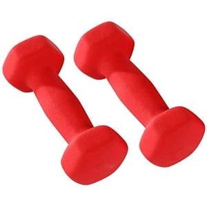 Linea Sport - Par De Mancuernas Hexagonales De Neopreno 3Kg C/U Total 6Kg