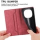 thumbnail image 4 of Funda tipo cartera con bloqueo RFID para Xiaomi Redmi Note 15 Pro Plus Con tapa abatible, portatarjetas, cierre magnético, TPU y soporte Rojo, 4 of 6