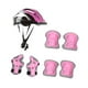 thumbnail image 1 of Juego De Rodilleras Y Casco Para Patineta Infantil Para Exteriores, Para Bicicleta De Carretera, Para Niños Y Niñas, Color Rosa, 1 of 3
