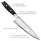 thumbnail image 4 of Cuchillo de Chef Yaxell 20 cm VG10 Acero Inoxidable, 4 of 7
