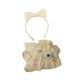 thumbnail image 1 of Figura De Peluche Con Traje De Vestir Y Accesorio De Diadema Para Muñecas De 17 Cm, Color Blanco, 1 of 3